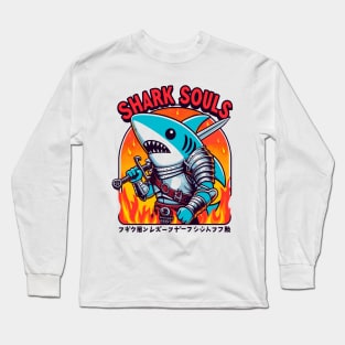 Shark Souls v2 Long Sleeve T-Shirt